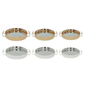 ถาดเสิร์ฟโลหะดีไซน์เป็นเอกลักษณ์สำหรับตกแต่งบ้านโรงแรมบาร์เครื่องครัวของตกแต่งโต๊ะงานแฮนด์เมด - Product Image 6