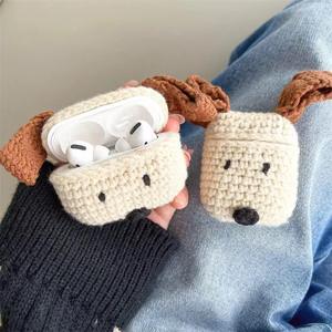 Coque de protection intégrale en coton avec motif de chien de dessin animé à longues oreilles pour écouteurs Apple AirPods Pro 3, collection Automne Hiver - Product Image 2