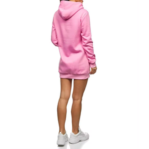 Sweat à capuche en molleton 100% coton pour femme, sur mesure, OEM, manches longues, grande taille, pull-over, style streetwear, respirant, élégant, automne - Product Image 6
