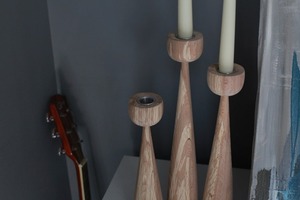 เชิงเทียนไม้ที่วางเทียนตกแต่งที่อยู่อาศัยและบ้านเชิงเทียนไม้ตกแต่งที่อยู่อาศัยและบ้าน - Product Image 5