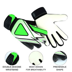 Gants de gardien de but en latex de haute qualité professionnels, antidérapants, respirants, à doigts complets, fermeture à boucle et crochet, unisexe, personnalisables pour - Product Image 2