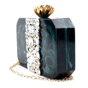 Hot Sale High Quality Lady Evening <b>Bag</b> Handmade Resin <b>Vintage</b> Wedding Party <b>Clutch</b> Elegant and Stylish at an Price - Product Image 4