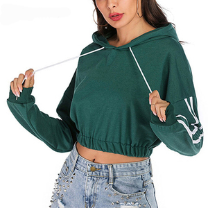 Sudadera Corta Informal de Punto 100% Algodón, Edición Premium, con Logotipo Frontal, Ecológica y Transpirable para Mujer - Product Image 6