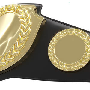 Cinturón de Trofeo Personalizado de Cuero Vacuno Resistente al Agua para Campeonato, Hebilla de Doble Punta, 51 Pulgadas, Premio Premium para Ganadores de Artes Marciales - Product Image 3