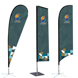 Bandera de Plumas Personalizada para Publicidad, Bandera de Plumas de 3.5m, Banderas de Plumas Promocionales para Exteriores, Bandera de Plumas de Playa con Impresión Personalizada - Product Image 1