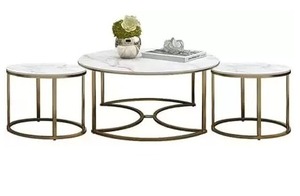 Tables basses en marbre au design moderne et élégant très vendues meubles pour salon Tables basses modernes meubles en marbre au design - Product Image 5