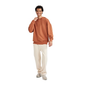 Sudaderas con Capucha de Algodón 100% Tejido, Ecológicas, para Hombre, con Logotipo Personalizado, Tallas Grandes, de Alta Calidad, para Invierno - Product Image 3