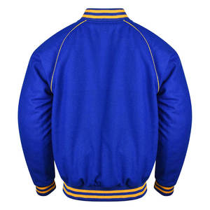 Meilleure vente de haute qualité hommes hiver mode veste col montant Style Letterman - Product Image 6