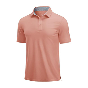 Chemises de golf les plus populaires pour hommes Polo coupe sèche à manches courtes chemise à col avec haute et qualité supérieure 100% polyester - Product Image 1
