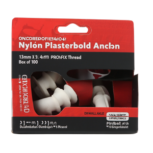 Tassello in nylon per cartongesso 13mm x 41mm filettatura M10 PROMOFIX Scatola da 100 - Product Image 2