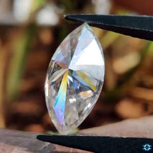 Marquise Cut 1CT à 10CT Lab Grown Diamond D VS1 IGI GIA Certified Excellent Cut Allongé Diamant pour Bague - Product Image 3