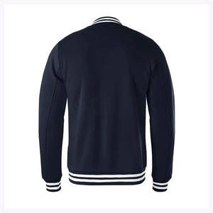 Chaquetas universitarias de béisbol con logotipo personalizado, chaqueta universitaria de béisbol transpirable de sarga de secado rápido de alta calidad, OEM directo de fábrica - Product Image 5
