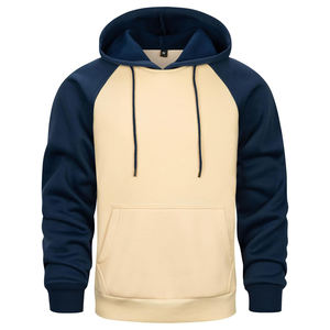 Pull à capuche mode pour hommes 400 GSM polaire sweat à capuche surdimensionné Streetwear personnalisé basique coton mélangé - Product Image 1