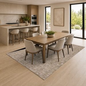 Tapis RUGS DEPOT LXDP-0603 en gros, couleur terre cuite dorée, style oriental traditionnel, imprimé numériquement, lavable en machine, en chenille, antidérapant - Product Image 4