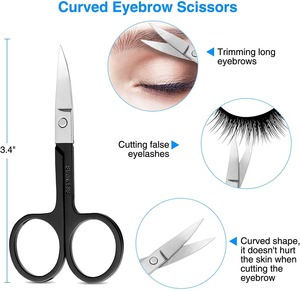 Herramienta de belleza profesional, pinzas para cejas personalizadas, removedor de vello con punta puntiaguda de acero inoxidable, ligero, reutilizable, ecológico - Product Image 5