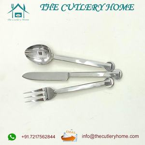 ชุด Flatware ผู้ส่งออกชุดช้อนส้อมกระจกสแตนเลสทํามือคุณภาพสูงพร้อมใช้สําหรับผู้ซื้อจํานวนมาก - Product Image 3