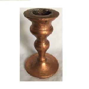 Soporte de vela de aluminio adornado Vintage clásico, artesanía artística para decoración del hogar de lujo y centro de mesa para eventos para Navidad - Product Image 1