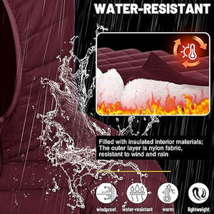 Mens Quilted Lined Puffer <b>Jacket</b> Lightweight <b>Packable</b> Winter Coat with Hood Customizable Design, Factory Direct Supply - Product Image 3