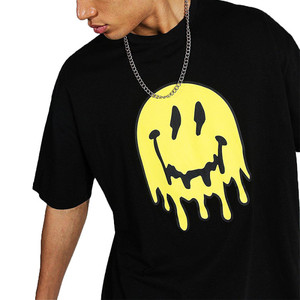 Camiseta de algodón tejida con estampado digital informal para hombre, transpirable, ecológica, antiarrugas, alta calidad, precio - Product Image 5