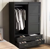 Prima Chambre à coucher de style européen moderne Armoire-penderie sur mesure Placard pour appartement