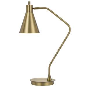 Lampe de table Art Déco en laiton Elégant éclairage Vintage Home Decor Accent - Product Image 6