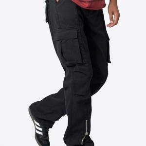 Pantalones cargo Acampanados para hombre a la moda: duraderos, transpirables y perfectos para uso informal y uso diario - Product Image 6