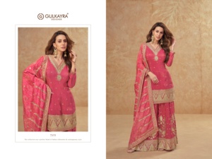 Ropa étnica Cosmos seda con bordado Salwar traje mujer fabricante de moda de la India al precio más bajo - Product Image 4