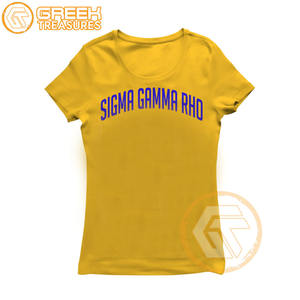 Camiseta personalizada Sigma Gamma Rho para mujer, ropa de hermandad, Jersey de algodón, camiseta transpirable de alta calidad, ropa griega para mujer - Product Image 6