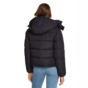 Women Cropped Breathable <b>Jackets</b> Puffer Puff <b>Jackets</b> for Winter Zipper Up Coats Custom logo Girl's Warm Sleeveless Solid <b>Jackets</b> - Product Image 2