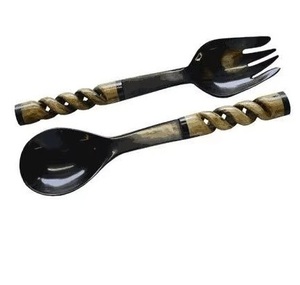 Cuillère en corne de buffle naturelle, artisanale, écologique et de qualité supérieure |   Vaisselle naturelle pour un mode de vie durable - Product Image 1