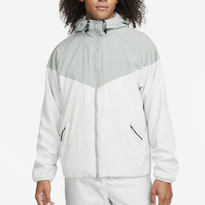 Vestes coupe-vent de sport pour hommes, style running, coupe régulière, légères, avec logo personnalisé, color block, haute qualité, vente chaude 2024 - Product Image 1