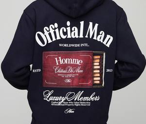 Sweat à capuche en coton et polyester mélangé Pullover couleur unie Slim Fit Sweat à capuche Léger Casual Streetwear - Product Image 2