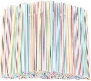 Flexible Bending Drinking Plastic Straw Individual Paper/Film Wrapped Disposable Straws Bendable Beverage Straws - Product Image 3