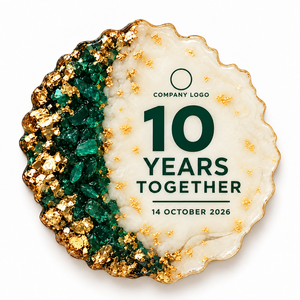 Custom Company Logo Epoxy Resin <b>Fridge</b> <b>Magnet</b> Corporate Anniversary Gifts Employee Customer Keepsake Six Colors <b>for</b> Event Favors - Product Image 1