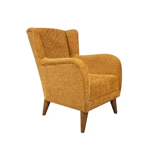 כיסא bergere עיצוב מרופד מפעל רהיטים טורקי עבור משרד בית מלון וילה פרויקט ספה כיסא יצואן של הודו