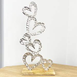 Nuevo diseño, escultura de aluminio navideña, Base de madera, decoraciones para el hogar, candelabros decorativos de Metal, tarros de velas, venta al por mayor - Product Image 4