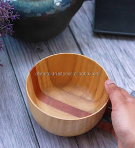 Cuenco de madera esmaltado con mango personalizable, utensilios de cocina ecológicos para uso multiusos para fiestas, ¡de alta calidad! - Product Image 6