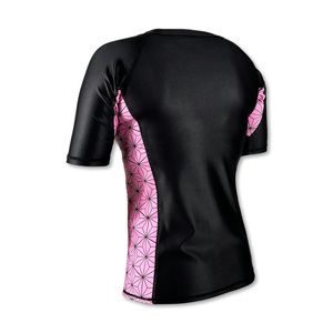 T-shirt de compression Rashguard pour femmes MMA Spandex Polyester Respirant Écologique Séchage rapide Entraînement de gym BJJ Court Transfert thermique - Product Image 2