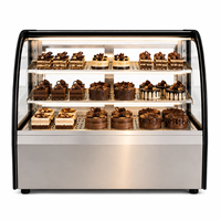 Vitrine chauffante de comptoir commerciale pour aliments – Armoire de présentation chauffante pour la restauration