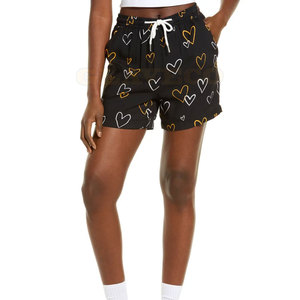 Pantalones cortos de mujer informales con impresión personalizada, pantalones cortos ligeros y cómodos para mujer a la venta - Product Image 2