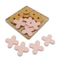 Xo Tic Tac Toe éducation précoce Puzzle pensée blocs d'exercice bataille jeu de société jouets jeu de fête intérieure pour enfants