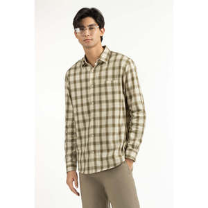 Camisas Casuales para Hombre, 100% Algodón, Cierre Cruzado, Tela Popelina Satinada, Corte Regular, Antiarrugas, Modelo ODM MN-CS-SS25-197 - Product Image 4