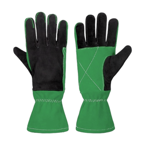 Reforzado Hi Vis Ropa DE TRABAJO Guantes de soldadura Logo Seguridad industrial Protección personal Abrasión Guantes DE TRABAJO DE SEGURIDAD resistentes al calor - Product Image 3