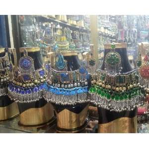 ชุดเครื่องประดับอัฟกันคุณภาพสูง ชุดเครื่องประดับงานแต่งงานหลากสี พร้อมดีไซน์ชนเผ่าแบบกำหนดเอง - Product Image 5