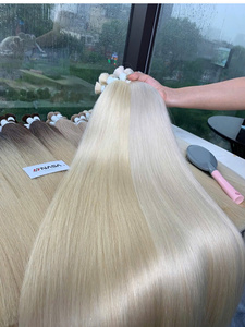 Cheveux bruts vietnamiens de qualité supérieure Ondulés naturels sans perte de cheveux Extrémités saines doublement étirées et doublement étirées pour l'exportation - Product Image 2