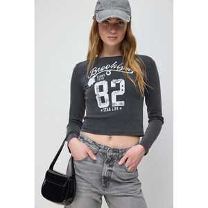 Camiseta Casual de Manga Larga con Estampado Lavado Ácido, 100% Algodón - Product Image 2