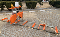Rima RS18 Scierie Mobile Mini-Circulaire à Bois pour Ferme, Scierie Portable à Essence
