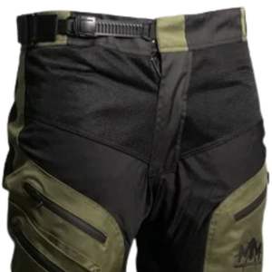 Pantalon de moto d'aventure pour homme, design multi-panneaux, pantalon de protection pour la conduite, taille ajustable, équipement de motard - Product Image 3