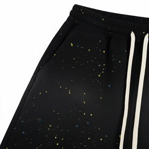 Pantalones Cortos de Alta Calidad para Hombre, Estilo Urbano, Vintage, 100% Algodón, Sólidos, de Talle Alto, con Cierre de Cordón - Product Image 3