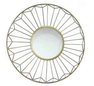 Espejo con Marco Metálico Moderno, Hecho a Mano, Ecológico y Personalizable, el Más Vendido, para Dormitorio, Baño, Hoteles, Bares y Centros Comerciales - Product Image 4